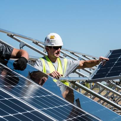 Solcellsinstallation